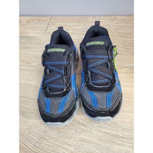 Skechers Kids 95445L Revel Sneaker Black/Gray/Royal Blue 1M US Little Kid